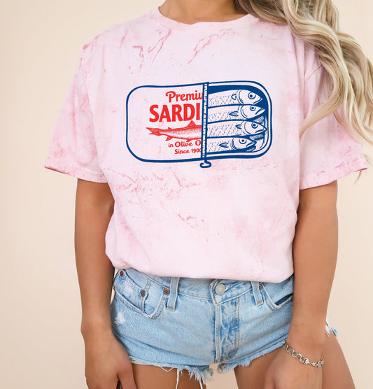 Sardines Can Salmon Fish Nature Camping Hiking Comfort Colors T Shirt