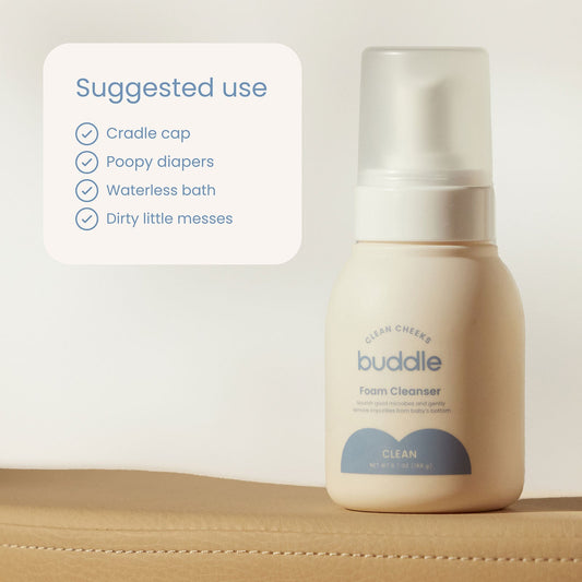 Buddle Baby Skin Diaper Clean Cheeks
