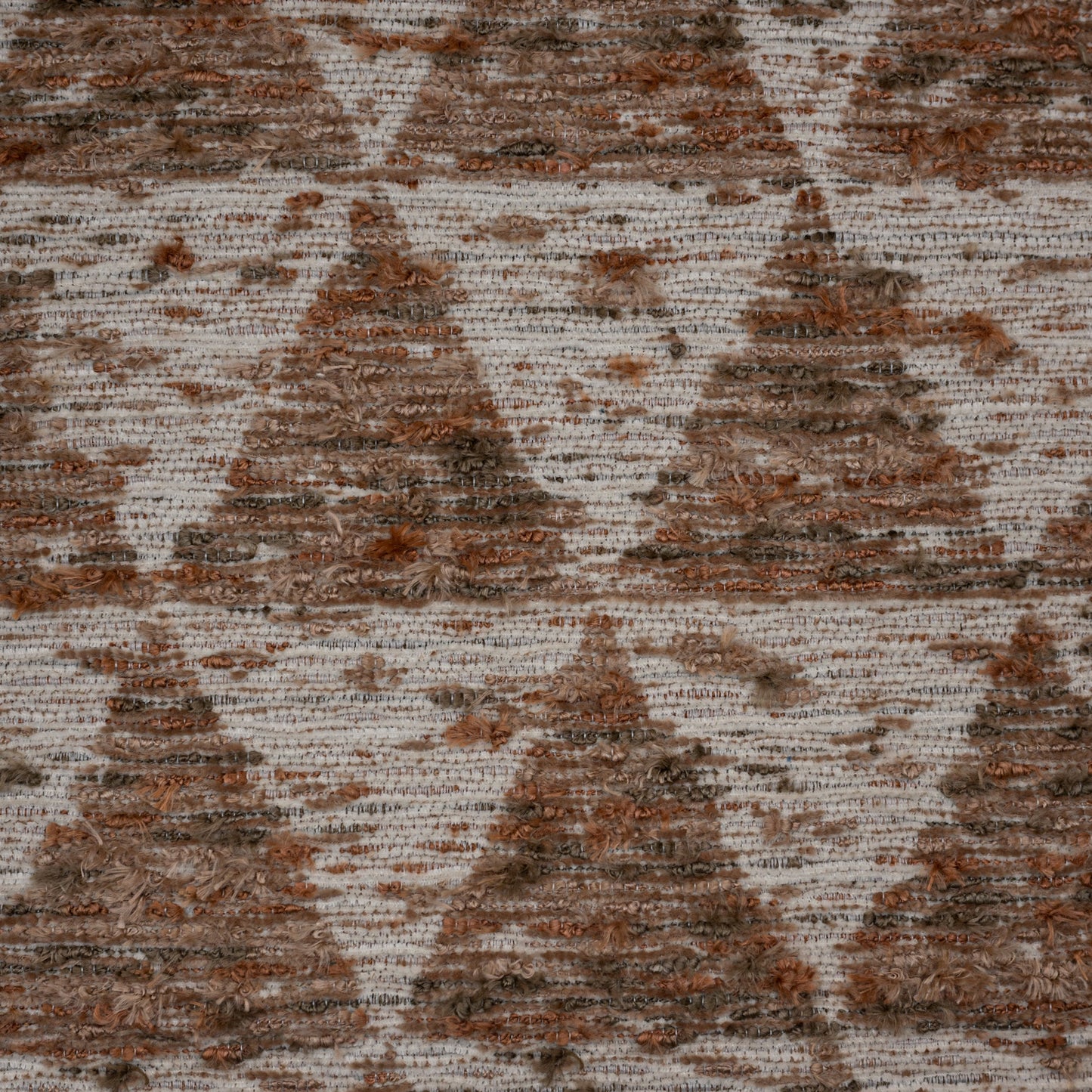 DENALI - TEXTURAL GEOMETRIC JACQUARD CHENILLE ORGANIC UPHOLSTERY FABRIC BY THE YARD