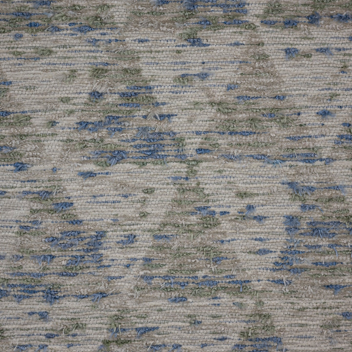 DENALI - TEXTURAL GEOMETRIC JACQUARD CHENILLE ORGANIC UPHOLSTERY FABRIC BY THE YARD