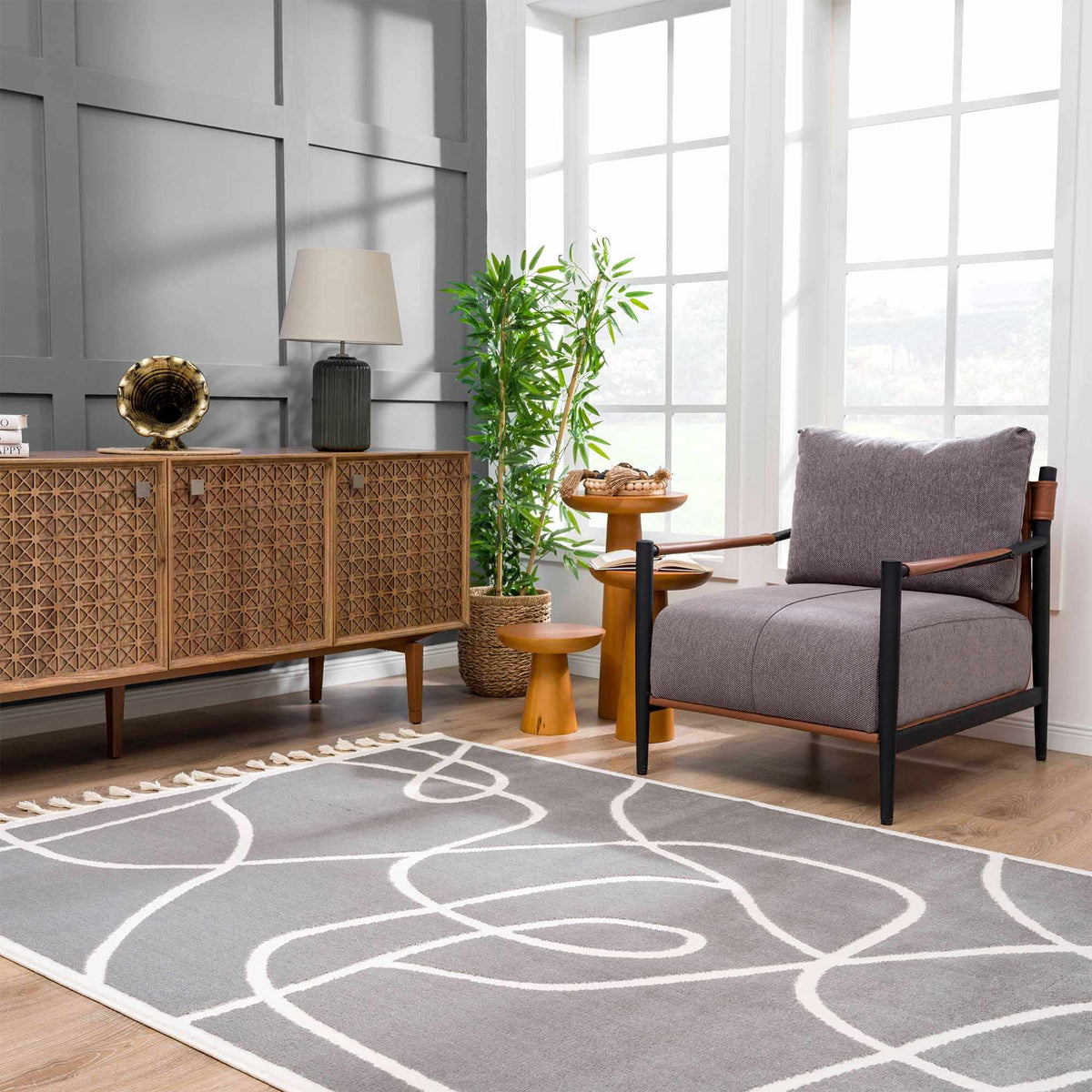 Azana Gray Area Rug