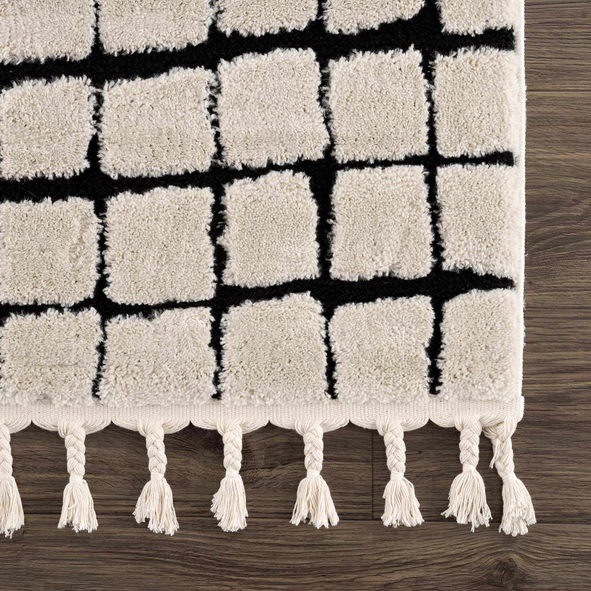 Teshi Checkered Area Rug - Clearance