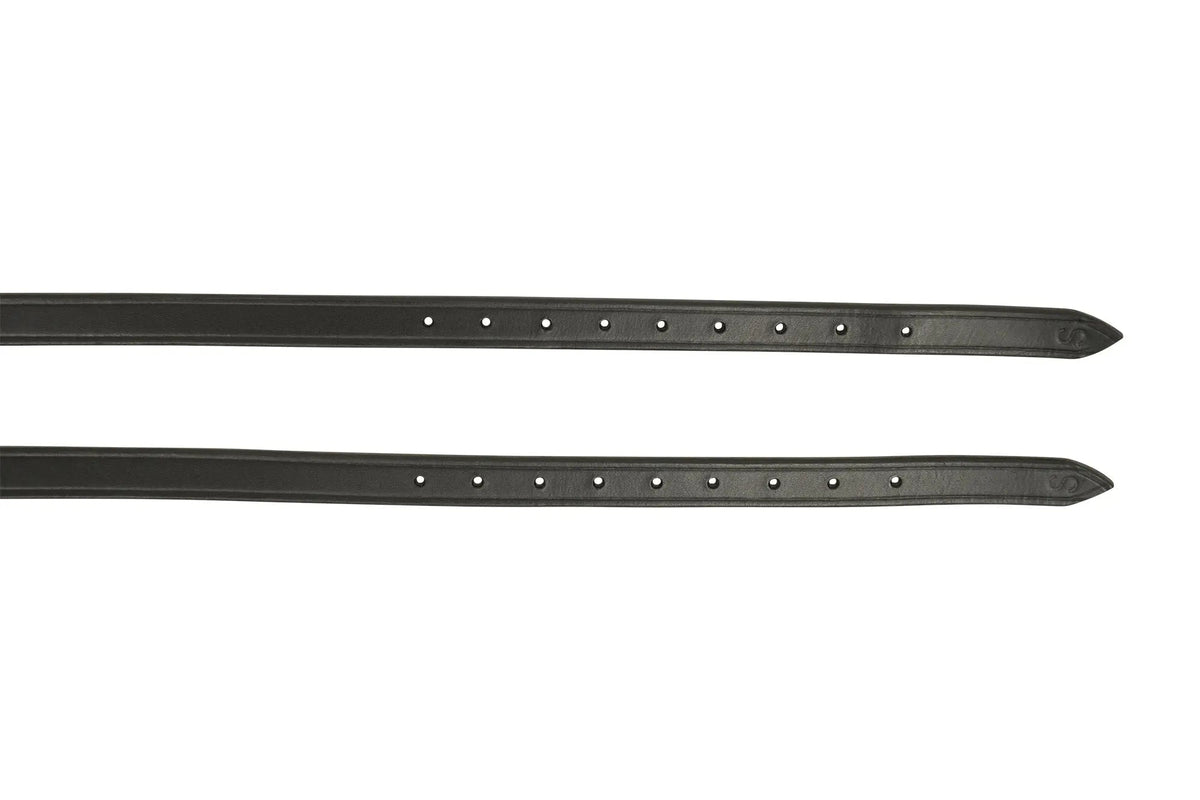 Huntley Equestrian Children's Black Leather Jodhpur Garter Straps