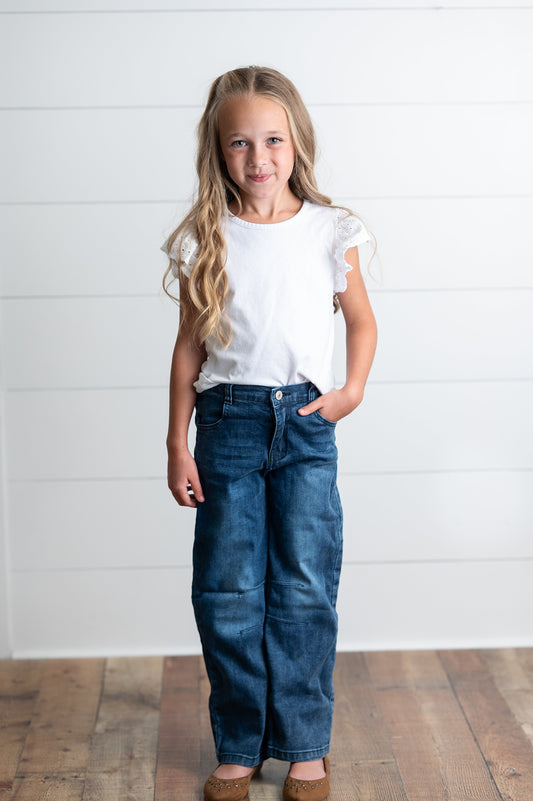 Wide leg Denim Jeans