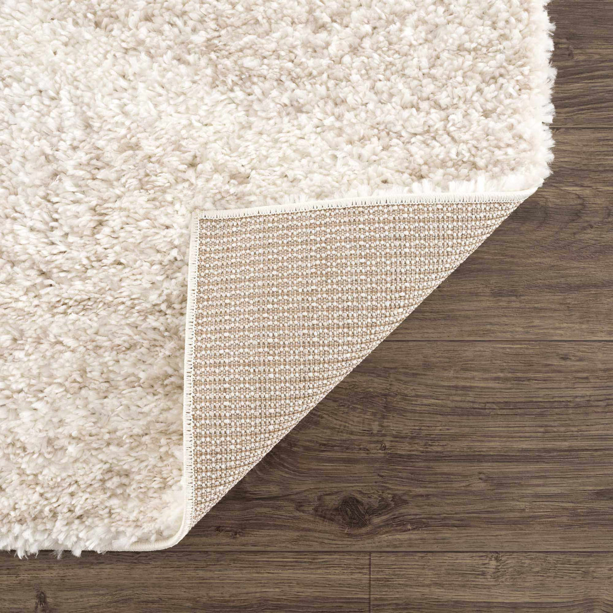 Trunding Plush Area Rug in Light Beige