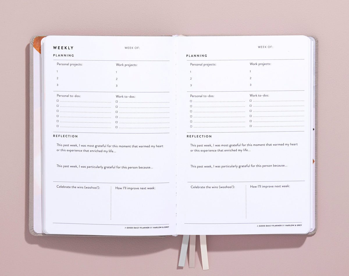 A Good Daily Planner (6-months undated)