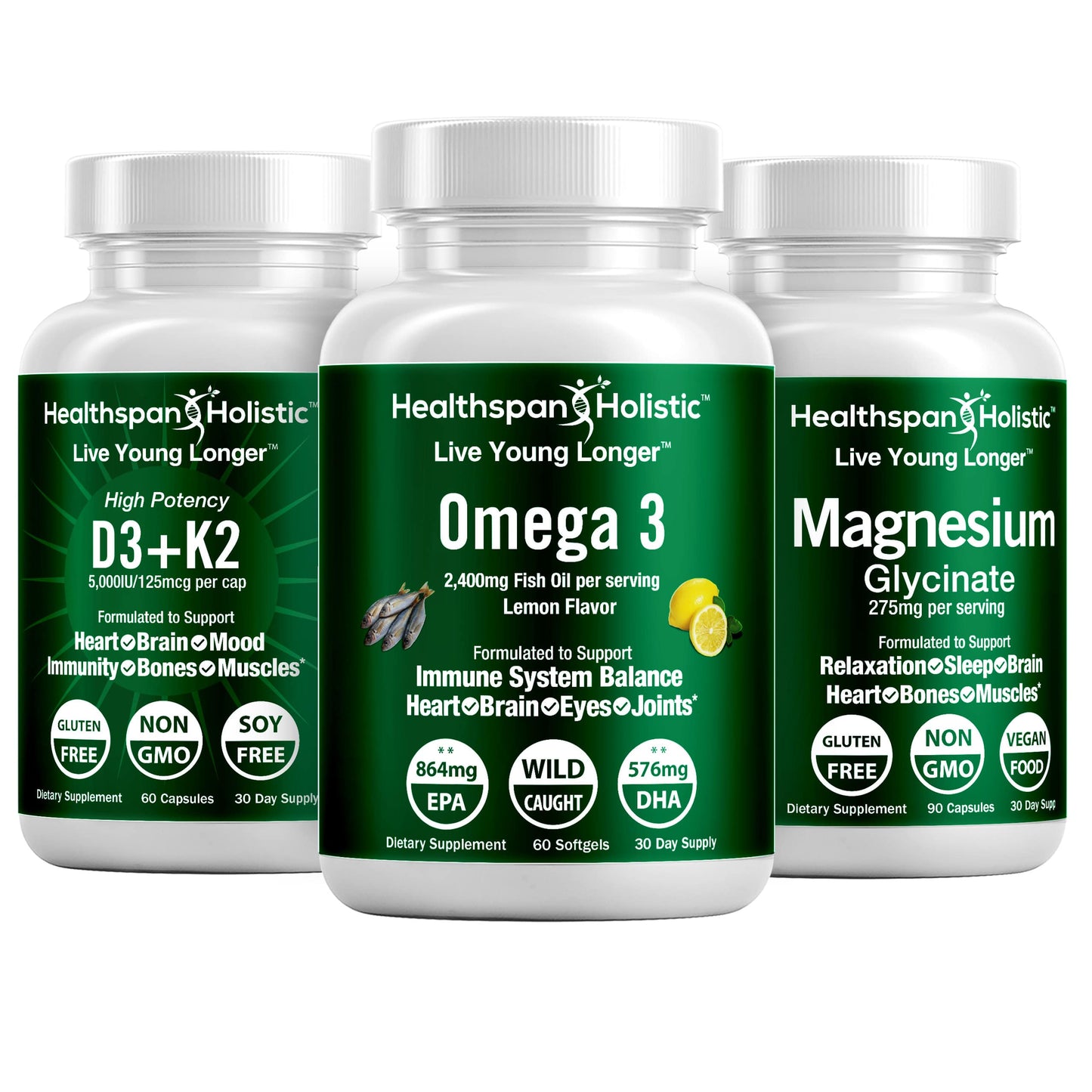 Vitamin D Omega 3 Magnesium Daily Essentials