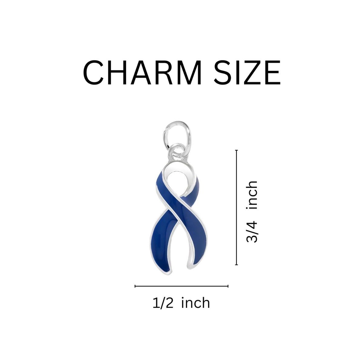 Dark Blue Ribbon Where There is Love Bracelets