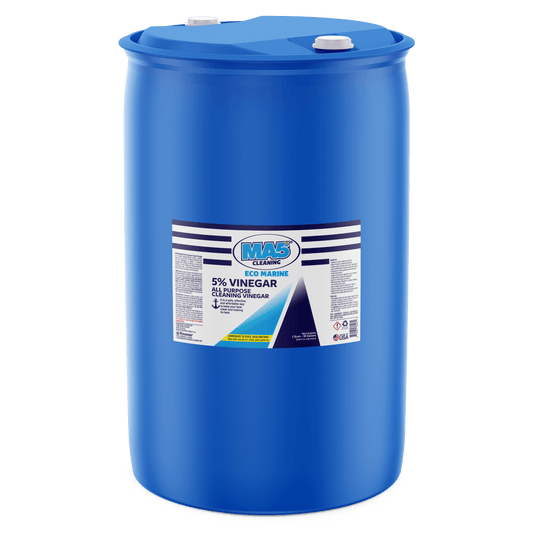 MA5X Vinegar 5% Cleaner 55-Gallon Drum | Multi-Surface Cleaner for Janitorial & Marine