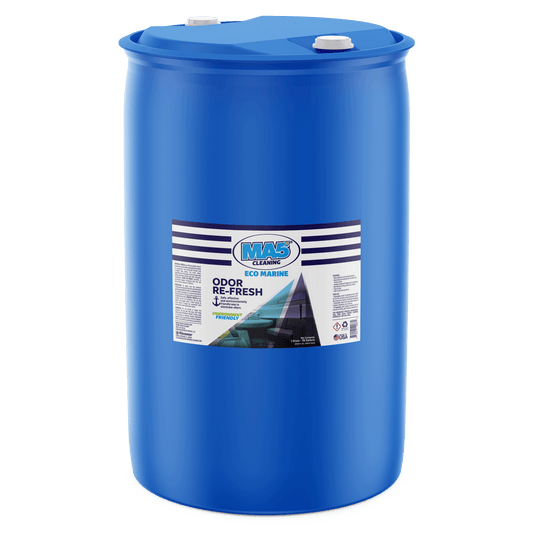 MA5X Odor Re-Fresh 55-Gallon Drum | Marine Odor Eliminator for Cabins, Bilges & Holds