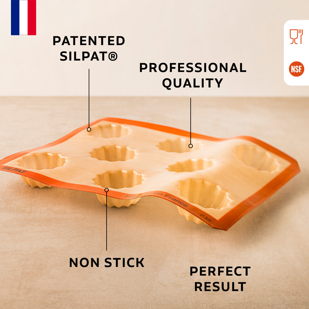Silpat Perfect Mini Fluted Cake Mold