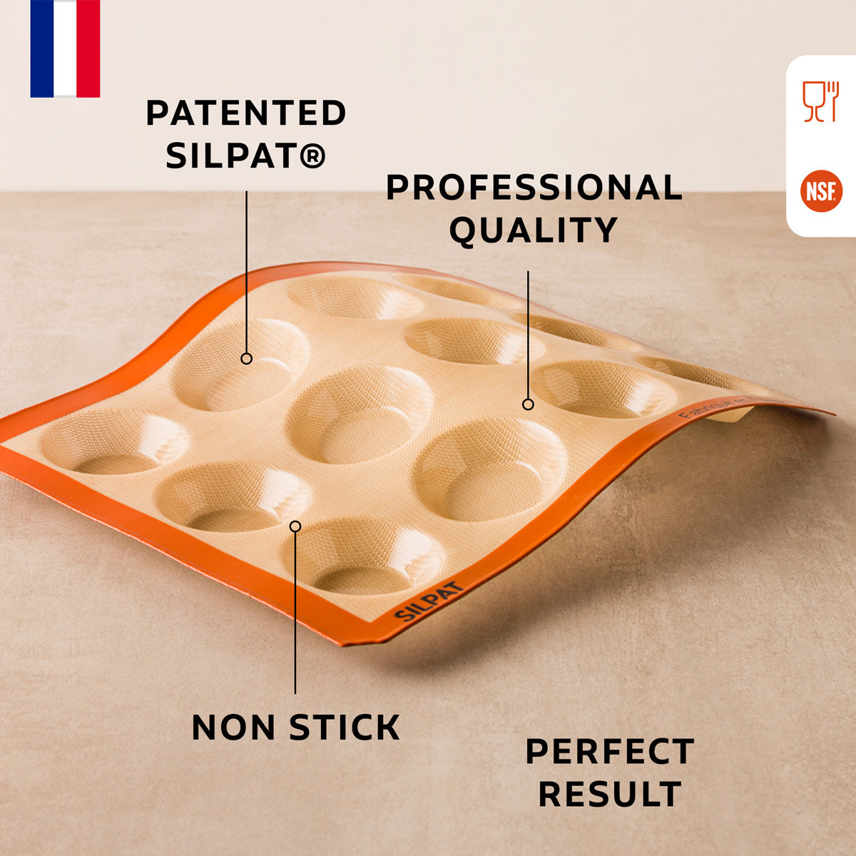 Silpat Perfect 12 Tartelette Mold
