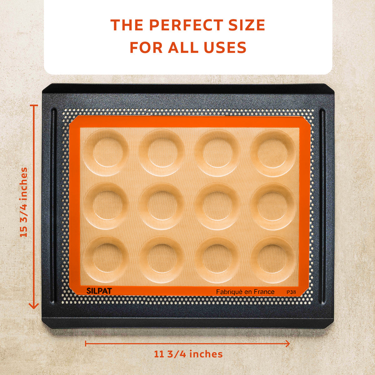 Silpat Perfect 12 Tartelette Mold