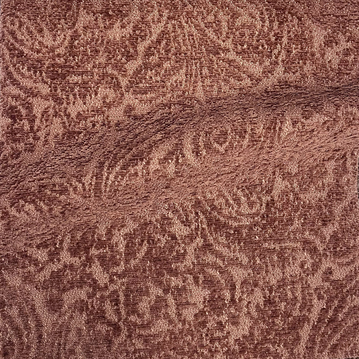 EVERLY - BOUCLE WRAP PAISLEY DESIGN JACQUARD UPHOLSTERY FABRIC BY THE YARD