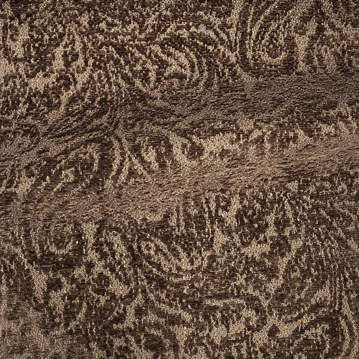 EVERLY - BOUCLE WRAP PAISLEY DESIGN JACQUARD UPHOLSTERY FABRIC BY THE YARD