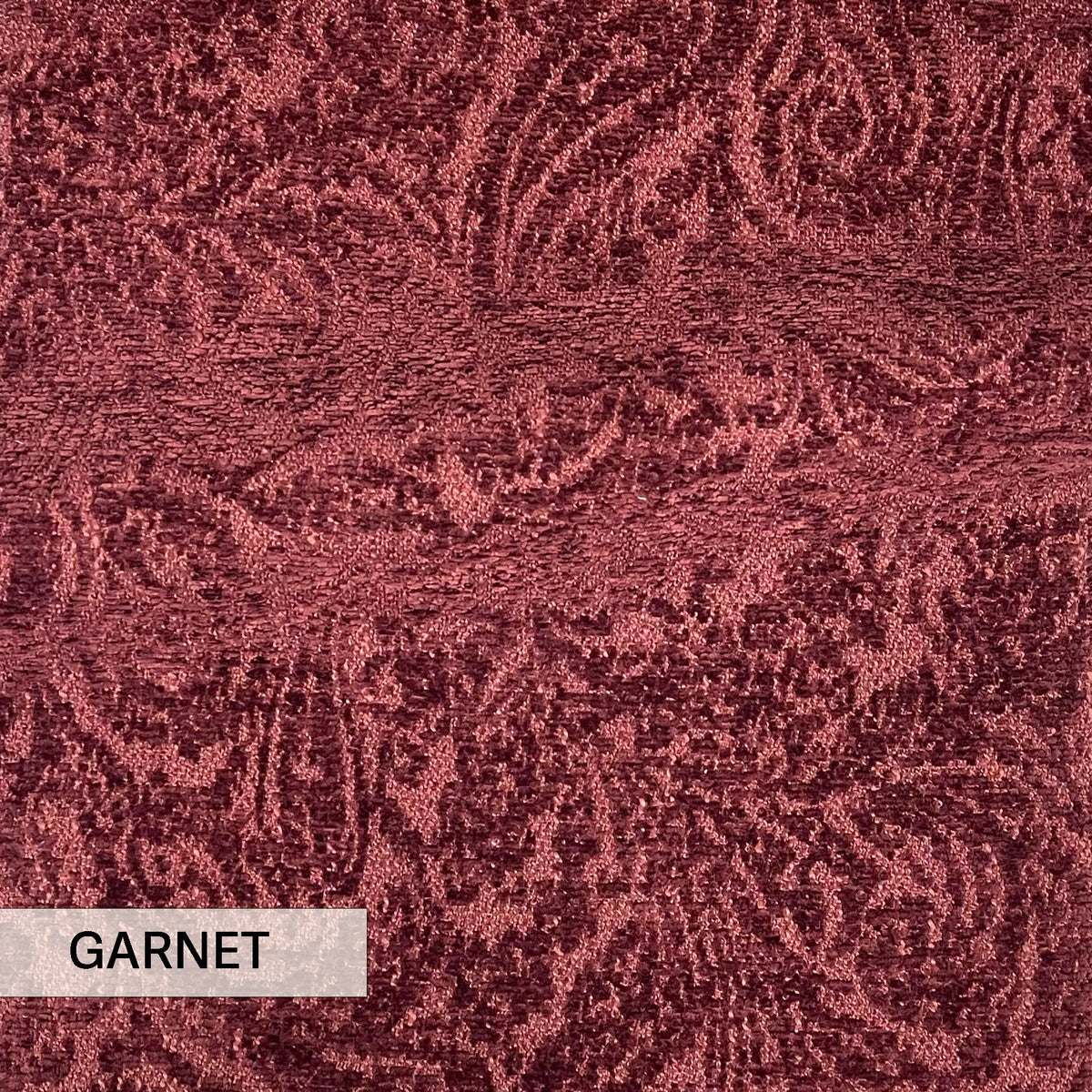 EVERLY - BOUCLE WRAP PAISLEY DESIGN JACQUARD UPHOLSTERY FABRIC BY THE YARD