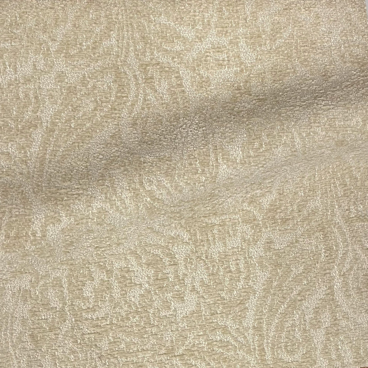 EVERLY - BOUCLE WRAP PAISLEY DESIGN JACQUARD UPHOLSTERY FABRIC BY THE YARD