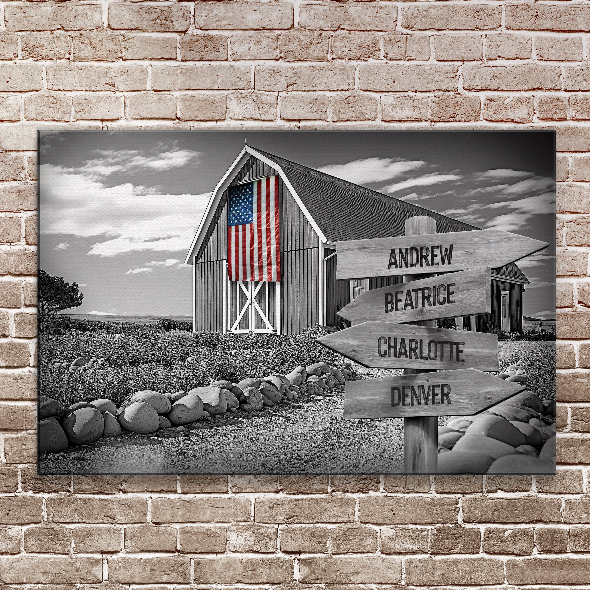 Family Names American Barn Sign – SMinvite, LLC
