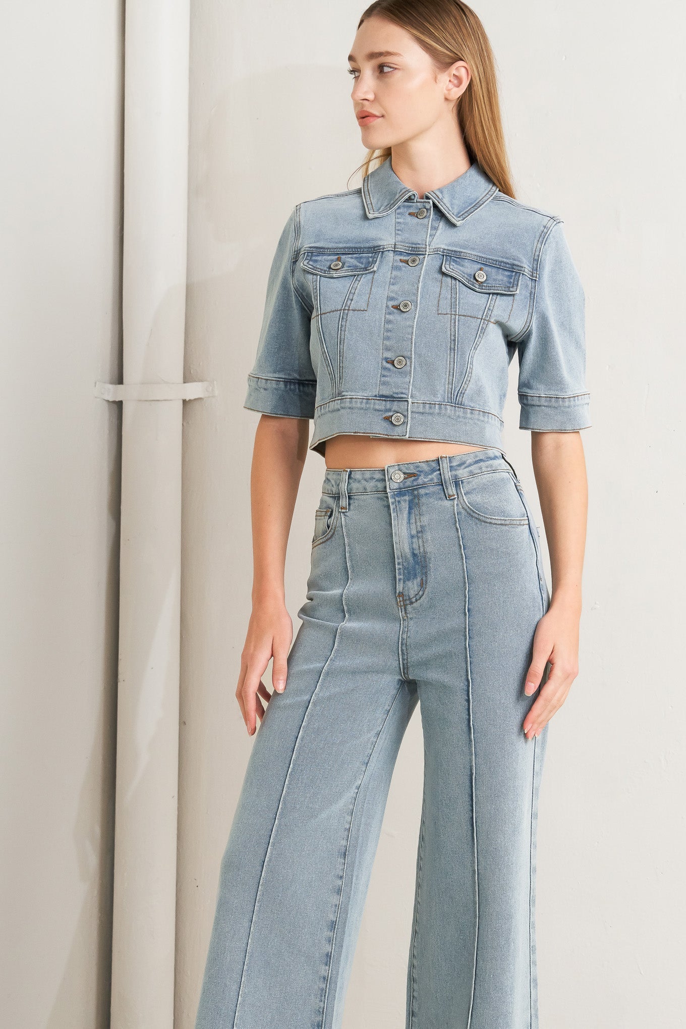 ON MY WAY DENIM JUMPSUIT