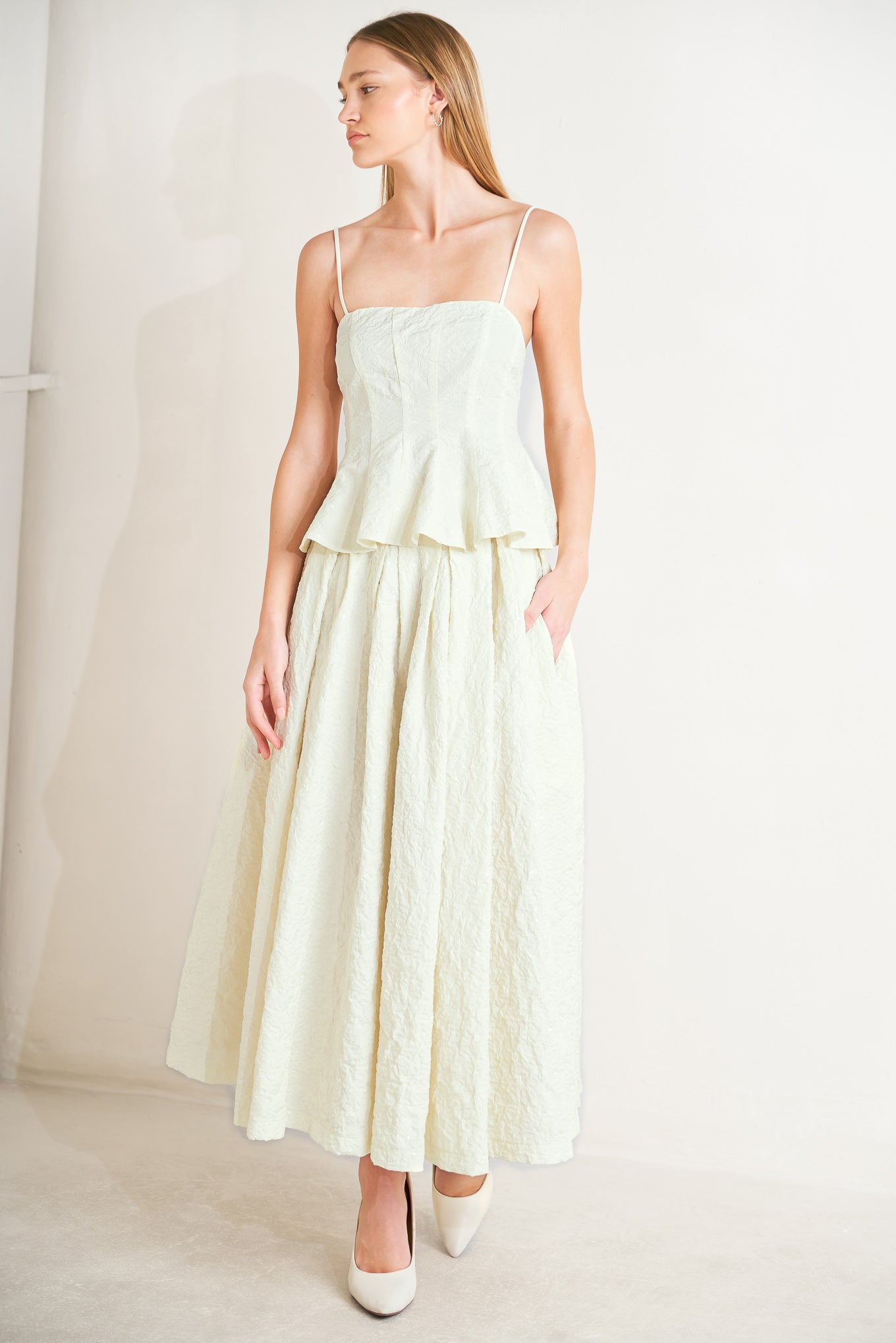 GRAND ENTRANCE WOVEN FULL SKIRT