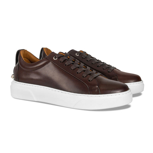 Men's Figaro - Espresso Leather Sneakers