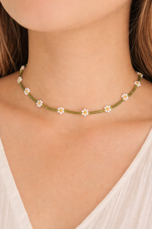 Flora Beaded Necklace