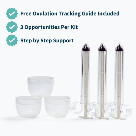 PherDal At Home Insemination Kit - 3 pack, Patented, Sterile, FDA cleared