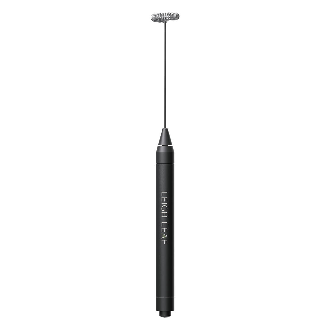 Leigh Leaf Electric Matcha Whisk - High-Quality Stainless Steel Frother for Matcha, Coffee & More
