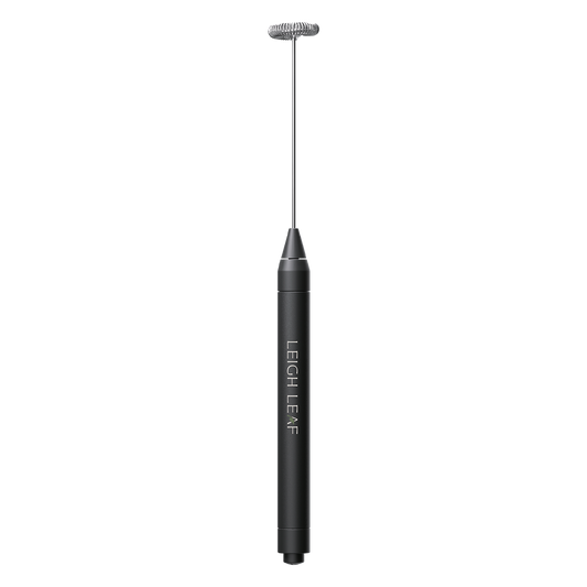 Leigh Leaf Electric Matcha Whisk - High-Quality Stainless Steel Frother for Matcha, Coffee & More