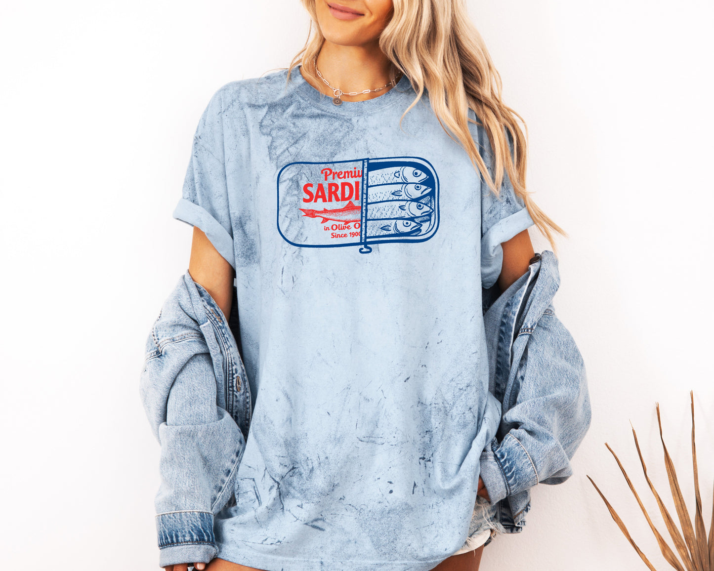 Sardines Can Salmon Fish Nature Camping Hiking Comfort Colors T Shirt