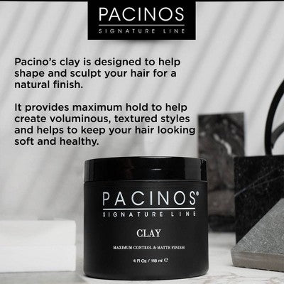 PACINOS Hair Hold Matte Clay 4oz - New