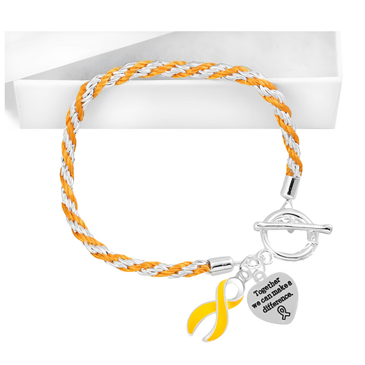 Gold Ribbon Rope Style Bracelets