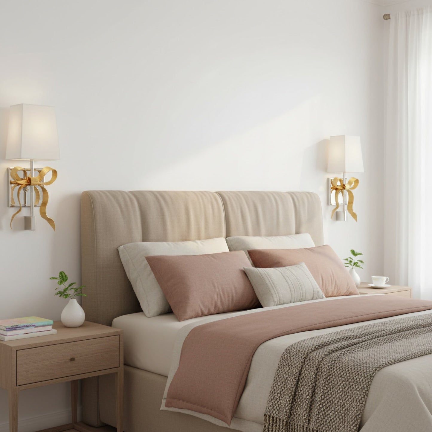 Ribbon Bow Wall Light