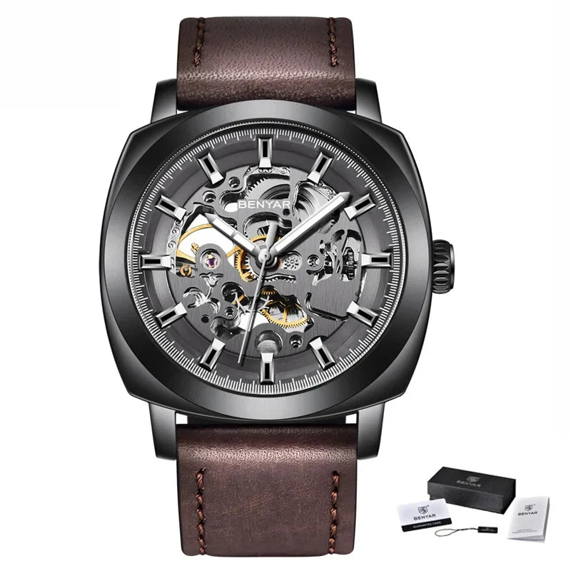 Men's Automatic Mechanical Business Watch – Waterproof Wristwatch