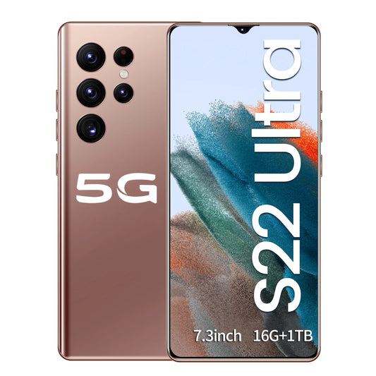 Hot Selling S22 ULTRA Original 16GB+1TB 24MP+50MP Face Unlock Full Display Android 12 Cell Phone Smart Mobile Phone