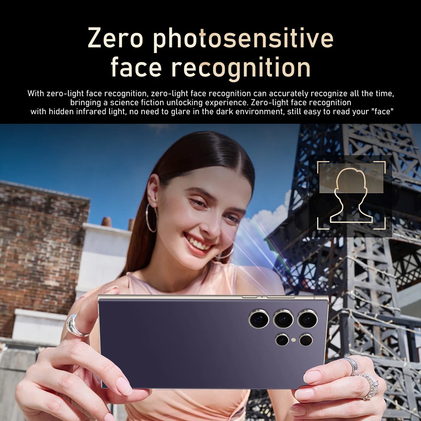 2025 S24 Ultra 7.3 5G Smartphone 16GB+1TB Android HD LCD 65W S Pen Mobile Gaming Phone with WIFI French & Spanish LTE Cellular