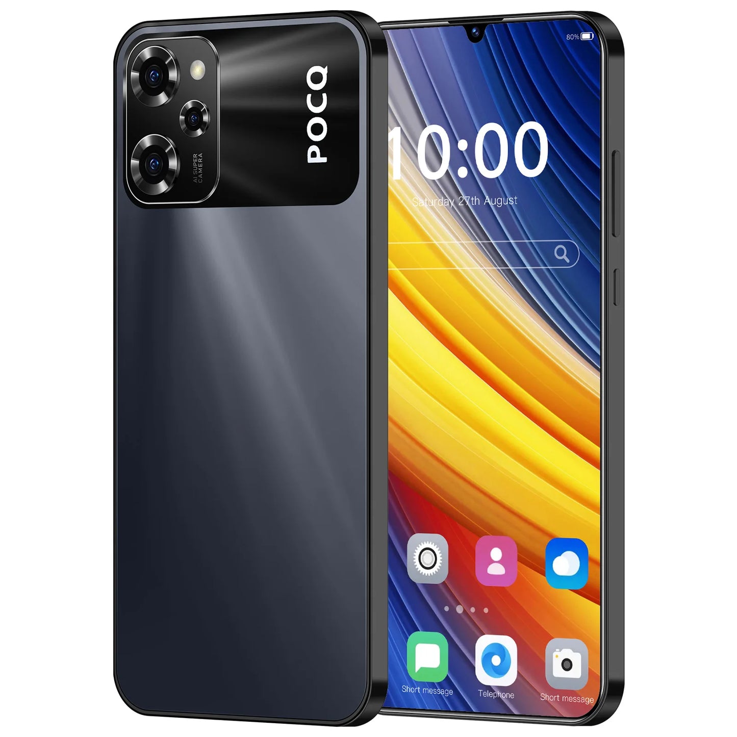 Mobile Phone X5 Pro 16GB+1TB Cellphone 7.3inch Screen Smartphone 5g Gaming Mobile Cell Phone