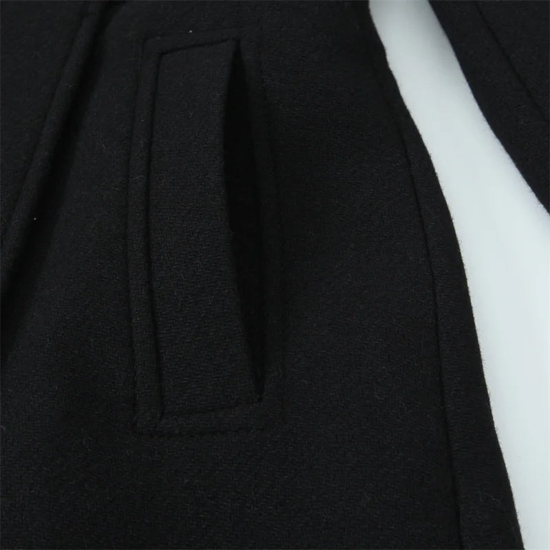 Women's Autumn Elegant Button-decorated Double-breasted Coat Jacket