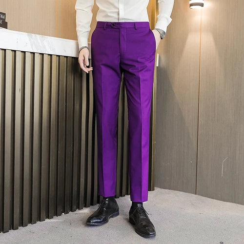 Men's Formal Dress Trousers, Asian Size Man Slacks
