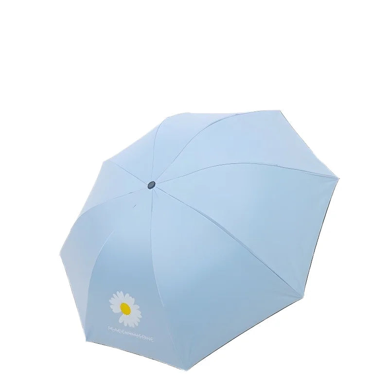 Customized logo Paraguas Good Quality UV Umbrella Windproof Portable Fold Mini Umbrellas
