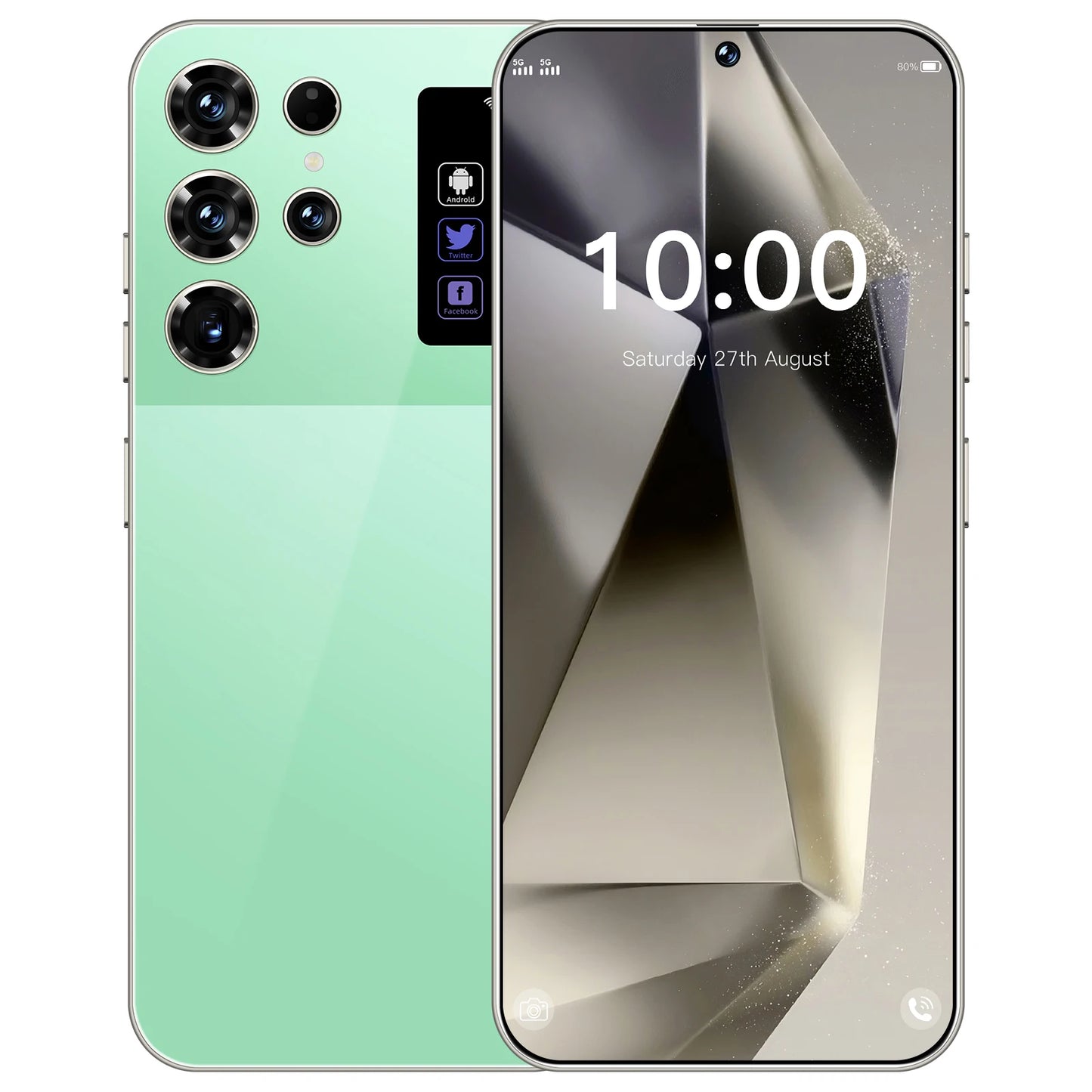 S26 Ultra Android 15 5G Smartphone High Quality 7.3 Inch HD Face ID Deca core Gaming Mobile Phone 16GB+1TB Factory Direct