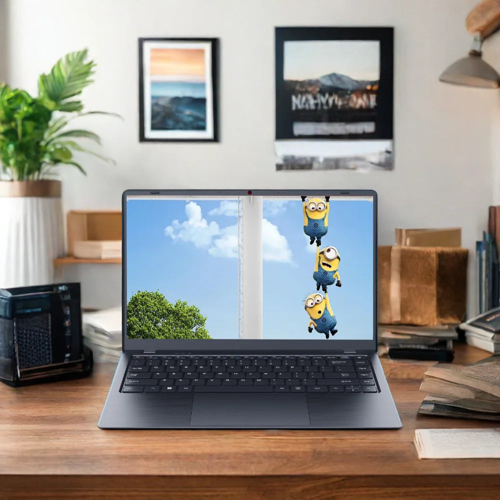 Intel Celeron N150 Processor 12GB LPDDR5 256GB USB3.0 Laptop Computer PC Ordinateur Portable