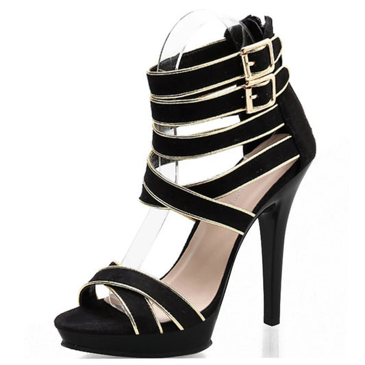 13cm Elegant Women Gothic Crossbody Shoes