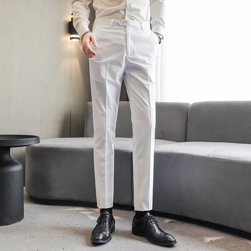 Men's Formal Dress Trousers, Asian Size Man Slacks
