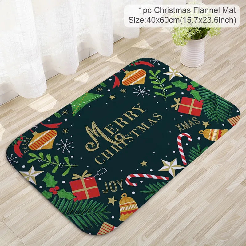 Christmas Decor Santa Claus Door Mat