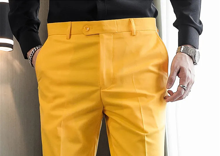Men's Formal Dress Trousers, Asian Size Man Slacks