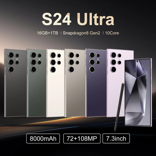 2025 S24 Ultra 16GB+1TB 5G Smartphone - Used (As-Is)