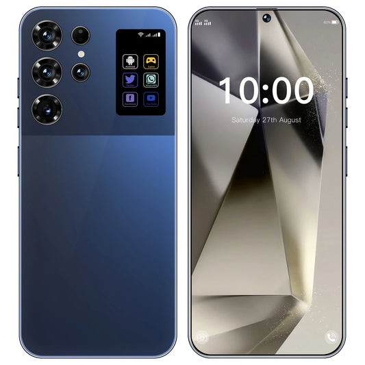 S26 Ultra Android 15 5G Smartphone High Quality 7.3 Inch HD Face ID Deca core Gaming Mobile Phone 16GB+1TB Factory Direct