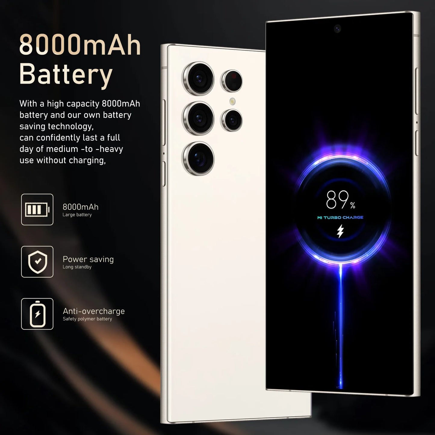 2025 S24 Ultra 7.3 5G Smartphone 16GB+1TB Android HD LCD 65W S Pen Mobile Gaming Phone with WIFI French & Spanish LTE Cellular