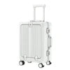 20 24 Inch Zipperless Aluminum Frame PC Suitcase Luggage Waterproof Front Opening Hard Shell Travel Suitcase